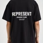 T-shirt uomo girocollo nera OCM41114 BLACK REPRESENT 