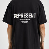 T-shirt uomo girocollo nera OCM41114 BLACK REPRESENT 
