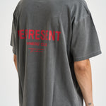 T-shirt uomo girocollo grigia OCM41114 WASHEDBLACK REPRESENT 