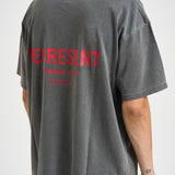 T-shirt uomo girocollo grigia OCM41114 WASHEDBLACK REPRESENT 
