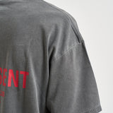 T-shirt uomo girocollo grigia OCM41114 WASHEDBLACK REPRESENT 