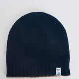 Berretto uomo double face blu navy e tortora 116 LEGNO NOTTUNO RIVIERA 