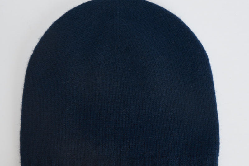 Berretto uomo double face blu navy e tortora 116 LEGNO NOTTUNO RIVIERA 
