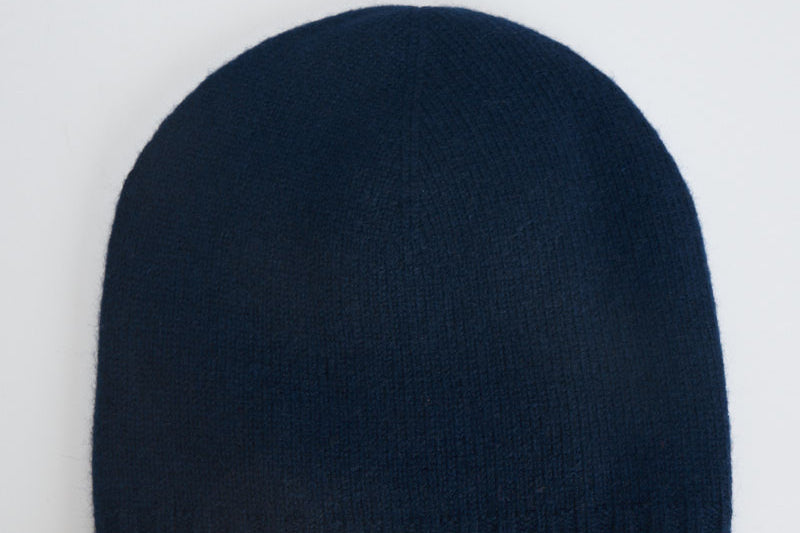 Berretto uomo double face blu navy e tortora 116 LEGNO NOTTUNO RIVIERA 