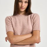 Maglia donna girocollo rosa 01021 ROSA30 ROBERTO COLLINA 