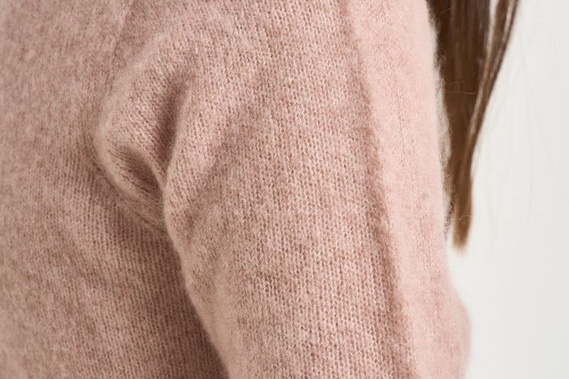 Maglia donna girocollo rosa 01021 ROSA30 ROBERTO COLLINA 