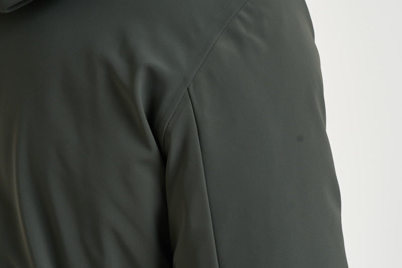 Parka uomo lungo verde militare 26002 20 RRD 
