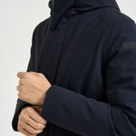 Parka uomo lungo blu notte 26002 60 RRD 