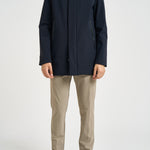 Giubbotto uomo con cappuccio blu notte 26045 60 RRD 