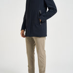 Giubbotto uomo con cappuccio blu notte 26045 60 RRD 
