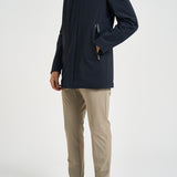 Giubbotto uomo con cappuccio blu notte 26045 60 RRD 
