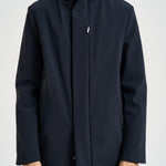 Giubbotto uomo con cappuccio blu notte 26045 60 RRD 
