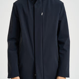 Giubbotto uomo con cappuccio blu notte 26045 60 RRD 