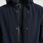 Giubbotto uomo con cappuccio blu notte 26045 60 RRD 
