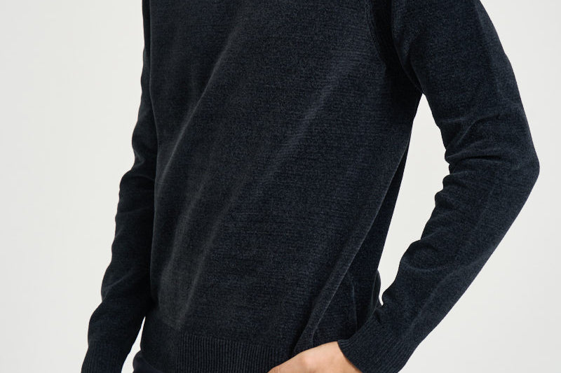 Maglia uomo girocollo blu notte 26132 60 RRD 