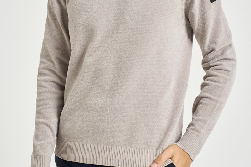 Maglia uomo girocollo beige 26132 85 RRD 