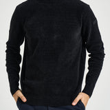 Maglia uomo dolcevita nera 26133 10 RRD 