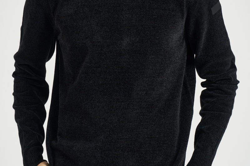 Maglia uomo dolcevita nera 26133 10 RRD 