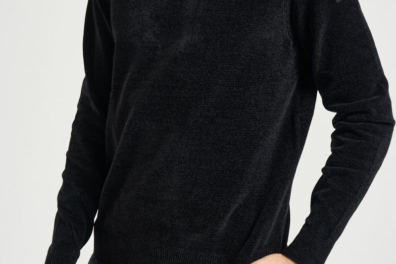 Maglia uomo dolcevita nera 26133 10 RRD 