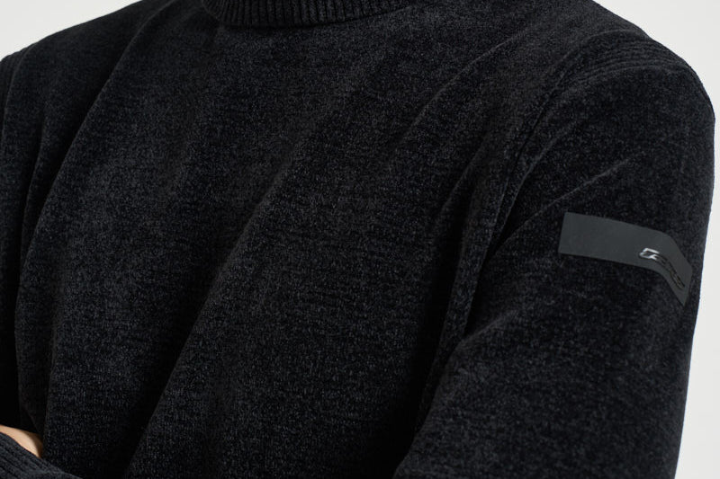 Maglia uomo dolcevita nera 26133 10 RRD 