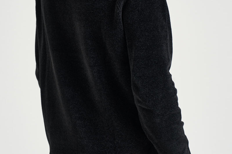 Maglia uomo dolcevita nera 26133 10 RRD 