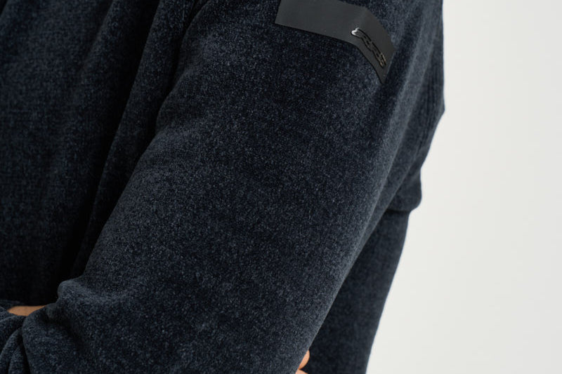 Cardigan uomo con zip blu 26134 60 RRD 
