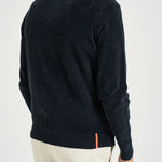 Cardigan uomo con zip blu 26134 60 RRD 