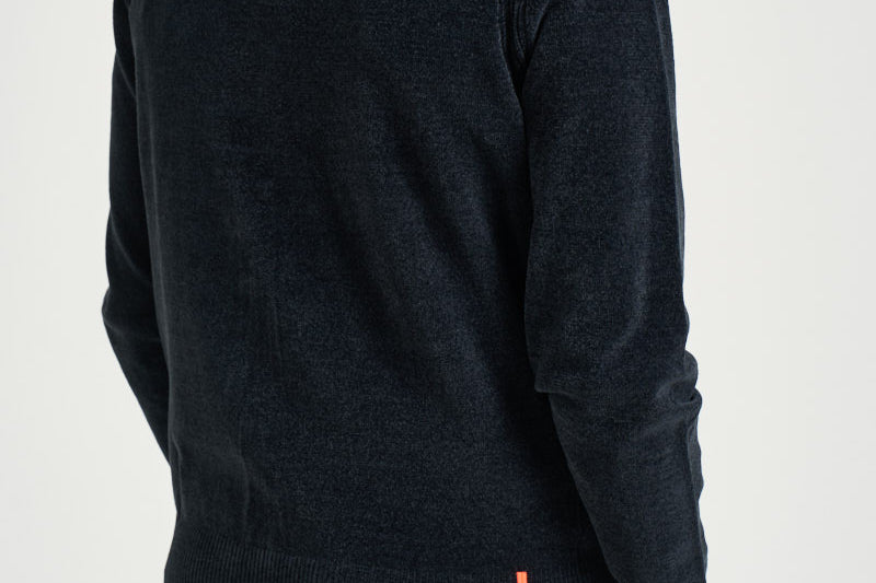 Cardigan uomo con zip blu 26134 60 RRD 