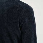 Cardigan uomo con zip blu 26134 60 RRD 