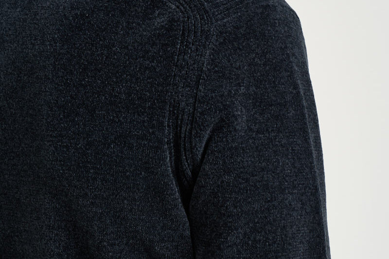 Cardigan uomo con zip blu 26134 60 RRD 