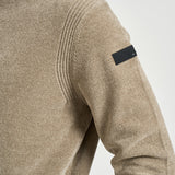 Cardigan uomo con zip beige 26134 87 RRD 