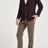Giacca uomo monopetto vinaccia TL2938 GL7297MF49F SANTANIELLO 