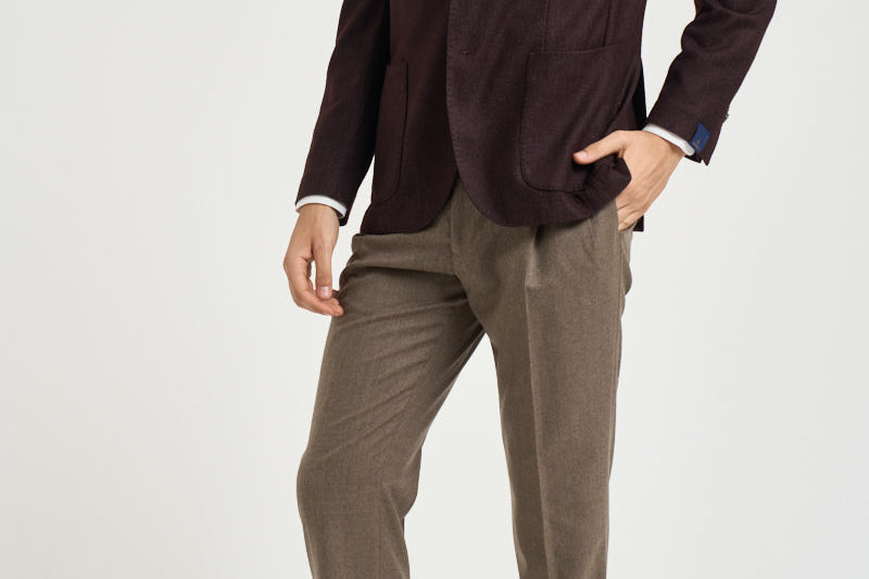 Giacca uomo monopetto vinaccia TL2938 GL7297MF49F SANTANIELLO 