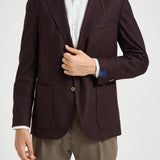 Giacca uomo monopetto vinaccia TL2938 GL7297MF49F SANTANIELLO 