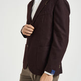 Giacca uomo monopetto vinaccia TL2938 GL7297MF49F SANTANIELLO 