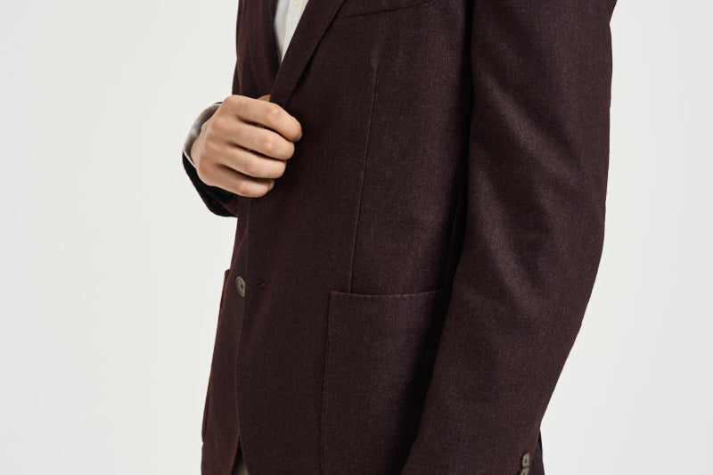 Giacca uomo monopetto vinaccia TL2938 GL7297MF49F SANTANIELLO 