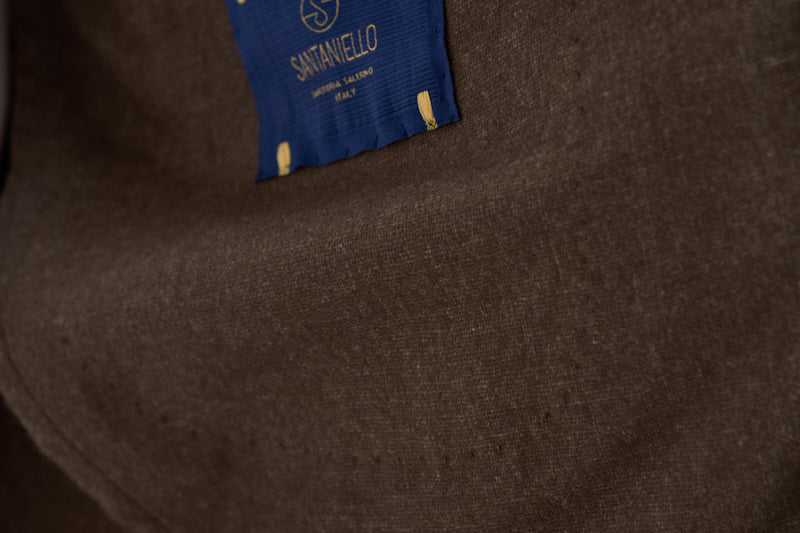Giacca uomo monopetto marrone TL2938 GL7297MF54F SANTANIELLO 