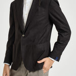 Giacca uomo monopetto marrone scuro TL2938 GL7297MF58F SANTANIELLO 