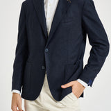 Giacca uomo monopetto blu navy TL2938 GL7297MF79B SANTANIELLO 