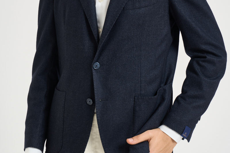 Giacca uomo monopetto blu navy TL2938 GL7297MF79B SANTANIELLO 