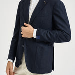 Giacca uomo monopetto blu navy TL2938 GL7297MF79B SANTANIELLO 