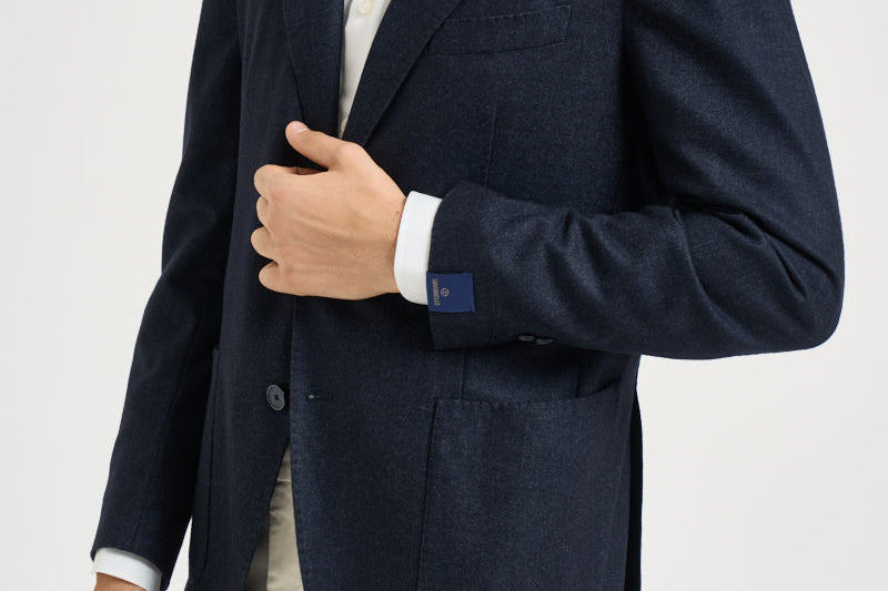 Giacca uomo monopetto blu navy TL2938 GL7297MF79B SANTANIELLO 