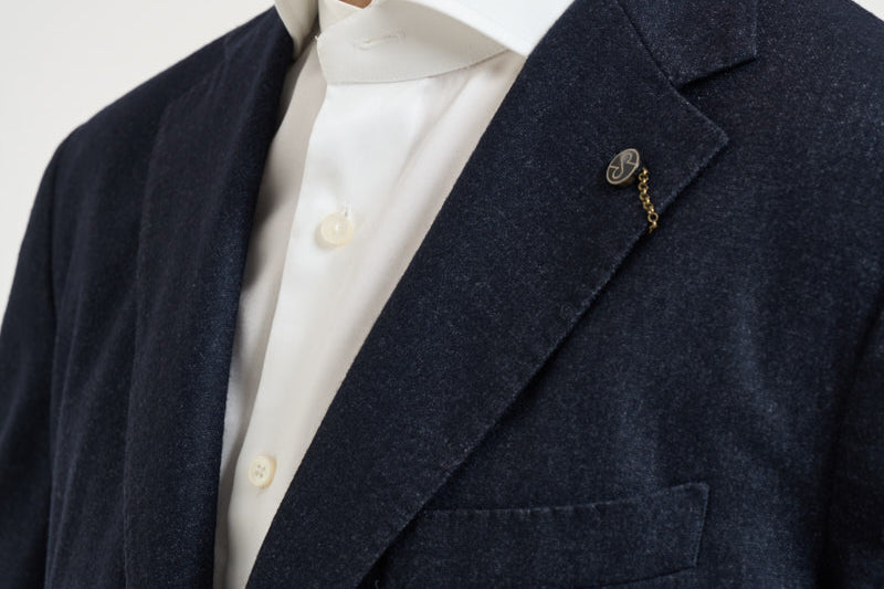 Giacca uomo monopetto blu navy TL2938 GL7297MF79B SANTANIELLO 
