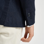 Giacca uomo monopetto blu navy TL2938 GL7297MF79B SANTANIELLO 