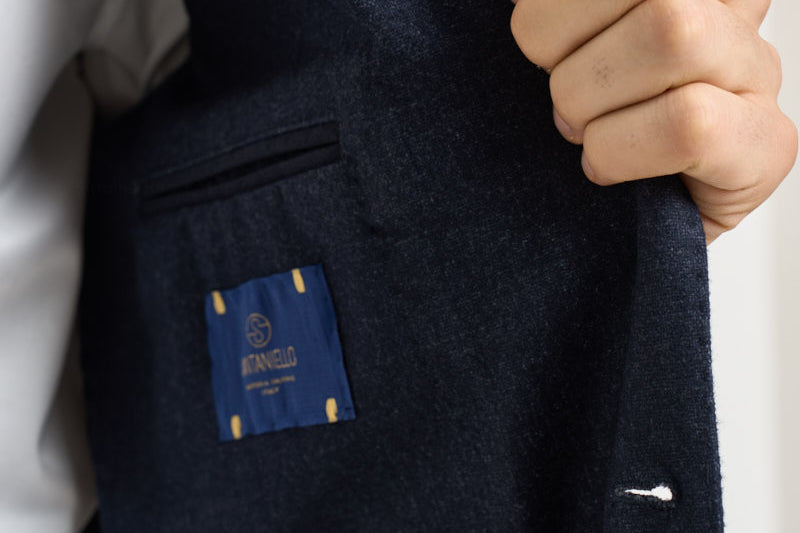 Giacca uomo monopetto blu navy TL2938 GL7297MF79B SANTANIELLO 