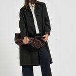 Cappotto donna lungo in Loden verde ALESSIA SAG0631VERDONE SAULINA 