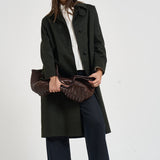 Cappotto donna lungo in Loden verde ALESSIA SAG0631VERDONE SAULINA 