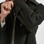 Cappotto donna lungo in Loden verde ALESSIA SAG0631VERDONE SAULINA 