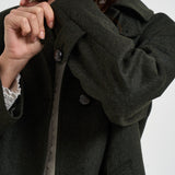 Cappotto donna lungo in Loden verde ALESSIA SAG0631VERDONE SAULINA 