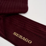 Calzini uomo a coste bordeaux 73128HW WP2 SEBAGO 